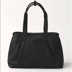 Lululemon Om The Day Bag Black Gym/ Yoga Bag